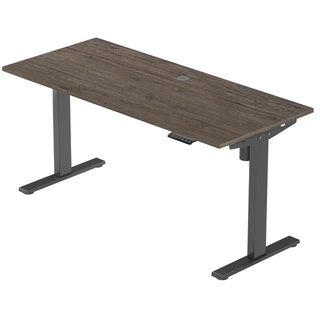 PROGRESSIVE DESK Standing Desk 48x30 - Electric Adjustable Height Stand Up Desk - One Piece Top