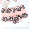 thumbnail image 2 of FhsagQ Panties Women Panties with Pantyhose Women Lace Transparent Contrast Rose Pattern Triangle Underpants Women Panties Bikini Set Panties for Women Plus Size Underwire M, 2 of 4