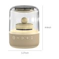 thumbnail image 2 of Portable Bluetooth Speakers with Subwoofer Transparent Colorful Light Effect Luminous Bluetooth Speaker Wireless Glazed Computer Audio Desktop Ornaments Ambient Light Audio, 2 of 9
