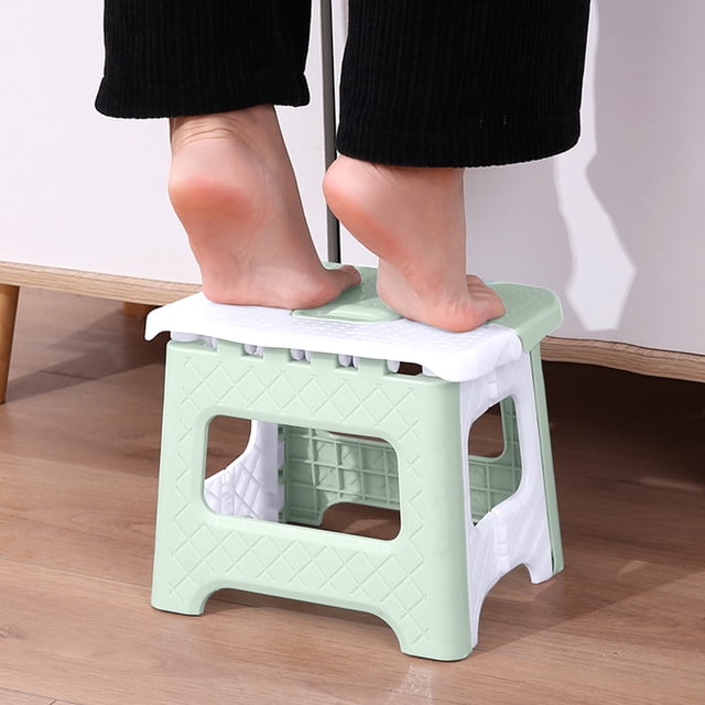 TopLLC Kitchen Gadgets, Kitchen Accessories, Kitchen Utensils, Kitchen Tool Space Saving Small Stool Folding Stool For Home Office Outdoor Lightweight P lastic folding st ool