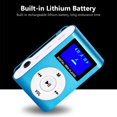 thumbnail image 3 of Mini LCD Screen MP3 Music Player, Metal Shell, Clip Design, Compact and Lightweight, Long Battery Life, Supports Up to 32GB TF Card, Portable for Clothes, Briefcase, Book, 3 of 7