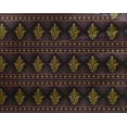 thumbnail image 4 of oneOone Georgette Viscose Fabric Diamond & Paisley Block Decor Fabric Printed BTY 42 Inch Wide, 4 of 4