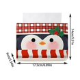 thumbnail image 2 of Christmas Table Decorations,Festive Tissue Box Cover with Non-Woven Fabric and Holiday Cartoon Print for Tabletop Holiday Decorations, 2 of 6