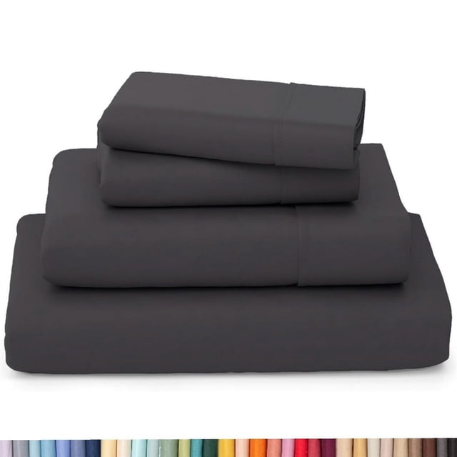 HAOAN Ultra Soft Wrinkle Resistant Bamboo Sheet Set - 4 Piece Set - 2200 Series