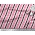 thumbnail image 3 of Soimoi Tissu Crêpe Polyester à Rayures Tissu de Couture au Mètre 42 Pouces de Large, 3 of 3
