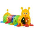 thumbnail image 1 of Qaba Tunnel pour Enfants pour Ramper, Design de Chenille, pour 3-6 Ans, 1 of 9