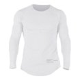 thumbnail image 4 of Pompotops T-shirt à Manches Longues en Coton Extensible pour Hommes Automne Sports Course Grande Taille en Solde, 4 of 8