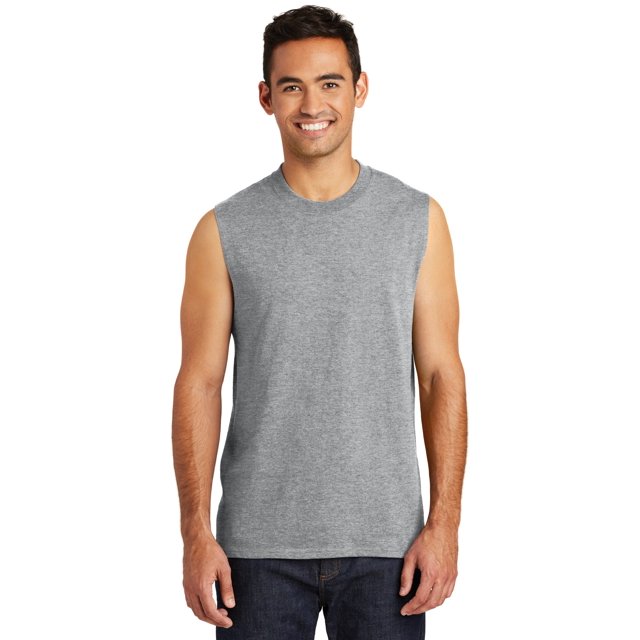 Port & Company Tee-Shirt Sans Manches en Coton