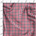 thumbnail image 2 of Soimoi Poly Georgette Fabric Gingham Check Print Sewing Fabric Yard 42 Inch Wide, 2 of 5
