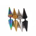 thumbnail image 3 of 1Pc Men Boys Titanium Steel Spike Ear Stud Spike Stud Earring Punk Rock Piercing Stud Steel Rivets Earring, 3 of 8