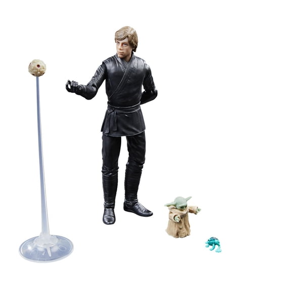 Star Wars The Black Series, Luke Skywalker et Grogu, pack de 2 figurines, échelle de 15 cm, Star Wars : Le livre de Boba Fett, dès 4 ans
