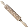 thumbnail image 1 of TIMIFIS Rolling Pin Wooden Easter Bunny Carrot Rolling Pin Printed Dough Stick Kitchen Gadgets, 1 of 2