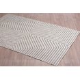 thumbnail image 4 of 8' x 10' Light Grey Geometric Stripes Indoor/Outdoor Rug, 4 of 4
