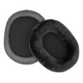 thumbnail image 1 of lionlar 2 Pcs Coussinets d'Oreille en Mousse de Cuir PU Pièce de Rechange pour Casque (L + R), 1 of 7