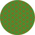 thumbnail image 1 of Ahgly Tapis d'Intérieur Lavable en Machine Carré Transitionnel Chêne Brun, 3 Pieds Carré, 1 of 7