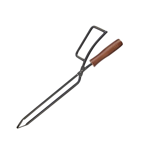 1pc Thickened Firewood Tong Practical Charcoal Clamp Outdoor BBQ Charcoal Clip