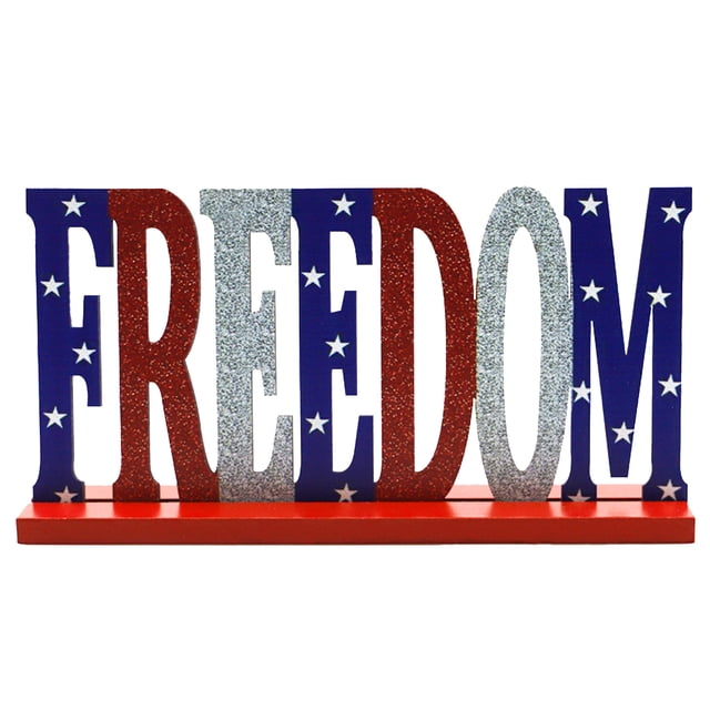 Fourth Of July Crafts Wooden Decorations Independence Day Home Decorations Alphabet Desktop Ornaments