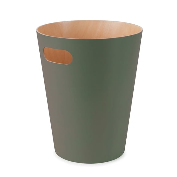 Umbra Woodrow Trash Can 2-Gallon (7.5 L) Capacity,Spruce
