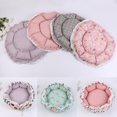 thumbnail image 1 of Cartoon Flower Bud Pumpkin Cushion Small Dog Cat Mat Sleeping Bag Pet Kennel, 1 of 10