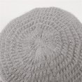thumbnail image 4 of Tuque Chaude d'Hiver Tricotée Unie Teinte Colorée Charme Lettre Tuque Tricotée Personnalisée pour Femmes Bérets Tuque pour Femmes Gris, 4 of 7