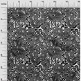 thumbnail image 3 of oneOone Polyester Spandex Tissu Noir Moiré Tissu pour Robe Tissu Imprimé Tissu au Mètre 56 Pouces de Large, 3 of 4