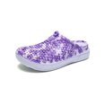 thumbnail image 1 of Innerwin Sabots pour Femmes Mules d'Été à Enfiler Séchage Rapide Sandales Plage Douche Violet 9, 1 of 6