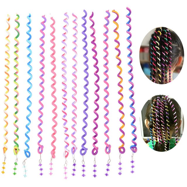 12PCS Hair Braiding Tool Creative Colorful Hair Braid Twister Hair Styling Tool