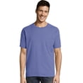 thumbnail image 1 of Hanes Mens ComfortWash Garment Dyed Short Sleeve Pocket Tee, M, Deep Forte Blue, 1 of 1