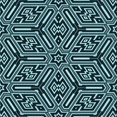 thumbnail image 1 of Ahgly Company Tapis d'Intérieur Lavable en Machine Carré Transitionnel Vert Sarcelle Profond, 6 Pieds Carré, 1 of 7