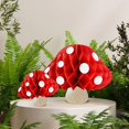 thumbnail image 3 of MesaSe Papier Fleur Boule Délabré Pliable Anti-Rupture Résistant à la Déchirure Stable Structure Effet 3D 20/30cm Champignon Boule de Miel Mariage Prop, 3 of 7