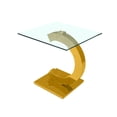 thumbnail image 1 of Table de bout canadienne CeeCee, or, 1 of 2