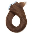 thumbnail image 2 of Extensions de Cheveux Humains à Coller, Cheveux Brésiliens Soyeux, Lisses, Pleine Tête, 20 Pcs, 2 of 7
