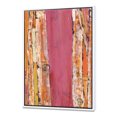 thumbnail image 1 of Glamorous Composition of Red and Gold - Mid-Century Modern Framed Canvas, 1 of 3