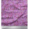 thumbnail image 1 of Soimoi Moss Tissu Georgette Attrape-Rêves & Imprimé Papillon Tissu au Mètre 42 Pouces de Large, 1 of 3