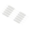 thumbnail image 1 of Unique Bargains 10Pcs 12 Ohm Resistors, 10W Ceramic Cement Resistor Power Cement Resistor Kit Tolerance 5% for Power Adapters Audio, 1 of 4