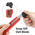 thumbnail image 3 of Swiss Tech 18mm And 9mm Snap Off Utility Knife Set,SK5 Steel Blade, 3 of 6