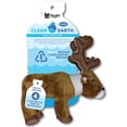 thumbnail image 2 of Clean Earth Plush - 100% Sustainable Caribou Dog Toy, 2 of 6
