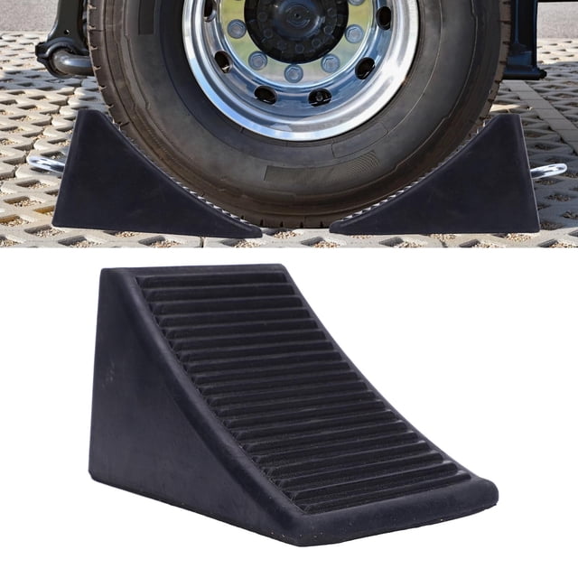 Cale de Roue, Bloc Stop de Roue Sécurité Améliorée 1-3 Tonnes Capacité de Charge 6.30x3.94x3.94 Po pour Remorque de Voyage pour Voiture pour RV
