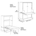 thumbnail image 2 of Hiddenbed Murphy Bed Hardware Kit – Smart Design Murphy Bed Kit – Heavy Duty Mechanism Bed Hardware Kit, Effortless to Pull Down & Fold Back Murphy Bed DIY Kit (Vertical Queen), 2 of 2