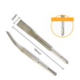 thumbnail image 1 of 1Pc Chisel Bits Sds-Plus Round Handle Shank for Electric Hammer 45# Carbon Steel, 1 of 9