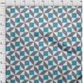 thumbnail image 3 of oneOone Viscose Chiffon Fabric Triangle|Parallelogram & Square Geometric Printed Craft Fabric BTY 42 Inch Wide, 3 of 4