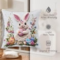 thumbnail image 4 of Fasiaou Short Pile Knit Pattern Pillowcase with Soft Lint-Resistant Fabric for Sofa and Bed,E, 4 of 6