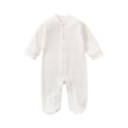 thumbnail image 1 of Yuyuzo Baby Pajamas Rompers Spring Fall Long Sleeve Footie Pjs Jumpsuit Onesie Infant Zipper Sleepwear, 1 of 7