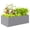 Gris Clair, variante sur Outsunny Bac de Jardin Surélevé Galvanisé, Jardinière 6 Pieds x 3 Pieds x 2 Pieds, Gris Foncé