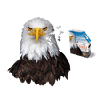 thumbnail image 1 of Madd Capp: I AM Eagle - 300 piece shaped jigsaw puzzle, 1 of 5