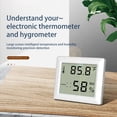 thumbnail image 4 of 1set Hygrometer Hydrometer Household Indoor Environmental Humidity Meters for Room Humidity Probe Digital Humidity Measuring Gauge Thermometers Indoor Thermometer, 4 of 5