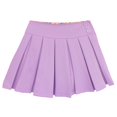 thumbnail image 1 of Bienzoe Jupe de Danse Classique Plissée d'Uniforme Scolaire pour Fille Cassis 8, 1 of 2