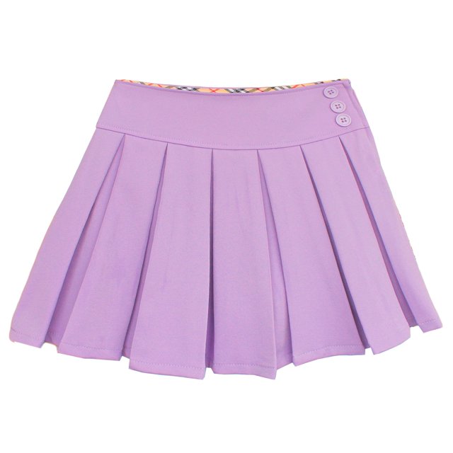 Bienzoe Jupe de Danse Classique Plissée d'Uniforme Scolaire pour Fille Cassis 8