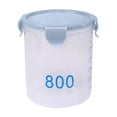 thumbnail image 2 of Chmadoxn With Graduated Round Storage Jars Sealing Jars Plastic Kitchen With Lids Snack Jars Grains Storage Jars Storage Jars Yoghurt Cheese Cake Jars Plasti c Storage Jar, 2 of 6