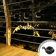 Chmadoxn Solar Lights Outdoor Fence Solar Lamp Wall Landscaping Lighting Wireless Solar Garden Stake Lights For Fence Yard Gardens Decor Solar Light